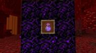 An Item Frame containing a Potion of Slow Falling (Image via Minecraft)